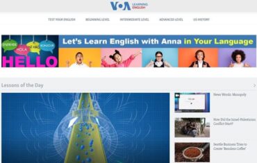 Học tiếng Anh với VOA Learning English